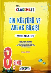 Okyanus Yayınları - Okyanus 8. Sınıf Classmate Din Kültürü ve Ahlak Bilgisi Soru Bankası