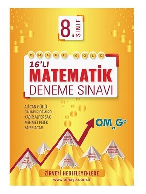 Omage 8.Sınıf Gold Matematik 16 Deneme Sınavı
