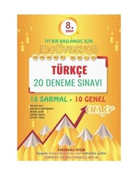 Omage Yayınları - Omage 8.Sınıf Gold Motivasyon Türkçe 20 Deneme
