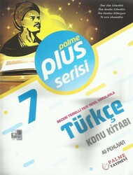 Palme Yayınları - Palme 7.Sınıf Plus Serisi Türkçe Konu Anlatım