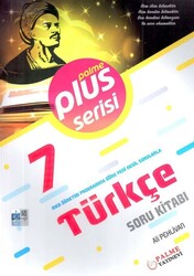 Palme Yayınları - Palme 7.Sınıf Plus Serisi Türkçe Soru Kitabı