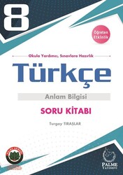 Palme Yayınları - Palme 8.Sınıf Türkçe Anlam Bilgisi Soru Kitabı