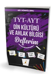Pelikan Yayınları - Pelikan TYT AYT Din Kültürü ve Ahlak Bilgisi Defterim