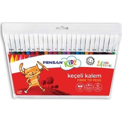 Pensan Kalem - Pensan Kidz Keçeli Boya Kalemi 24 Renk