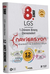 Rasyonel Yayınları - Rasyonel Navigasyon LGS 8.Sınıf Tüm Dersler 12 Deneme