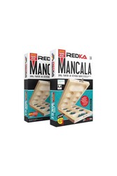 Redka - Redka Ahşap Kapaklı Mancala Strateji Oyunu