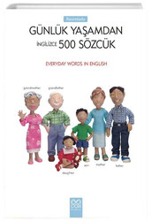 1001 Çiçek Kitaplar - Resimlerle Günlük Yaşamdan İngilizce 500 Sözcük