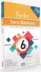 Rota Yayınları - Rota 6.Sınıf Türkçe Soru Bankası