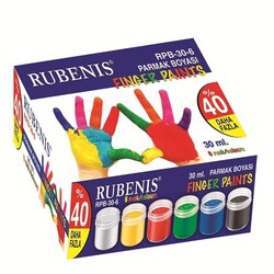 Rubenis - Rubenis Parmak Boyası 30 Ml 6Lı