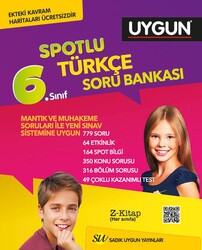 Sadık Uygun Yayınları - Sadık Uygun 6.Sınıf Spotlu Türkçe Soru Bankası
