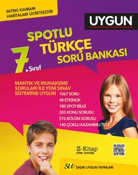 Sadık Uygun Yayınları - Sadık Uygun 7.Sınıf Spotlu Türkçe Soru Bankası