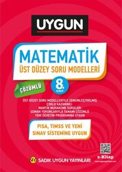 Sadık Uygun Yayınları - Sadık Uygun 8.Sınıf Matematik Üst Düzey Soru Modelleri Soru Bankası