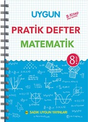 Sadık Uygun Yayınları - Sadık Uygun 8.Sınıf Pratik Defter Matematik