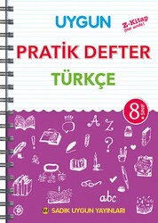 Sadık Uygun Yayınları - Sadık Uygun 8.Sınıf Pratik Defter Türkçe