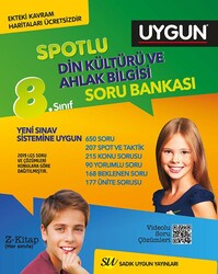 Sadık Uygun Yayınları - Sadık Uygun 8.Sınıf Spotlu Din Kültürü ve Ahlak Bilgisi Soru Bankası