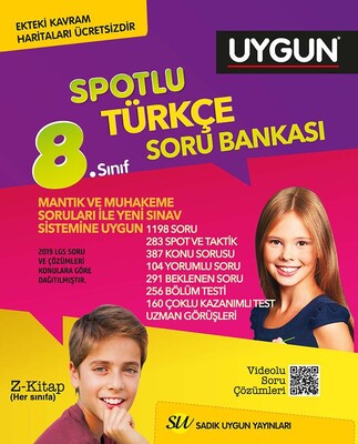 Sadık Uygun 8.Sınıf Spotlu Türkçe Soru Bankası