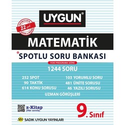 Sadık Uygun Yayınları - Sadık Uygun 9.Sınıf Spotlu Matematik Soru Bankası