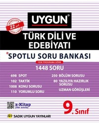 Sadık Uygun Yayınları - Sadık Uygun 9.Sınıf Spotlu Türk Dili ve Edebiyatı Soru Bankası