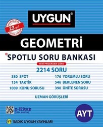Sadık Uygun Yayınları - Sadık Uygun AYT Spotlu Geometri Soru Bankası