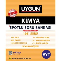 Sadık Uygun Yayınları - Sadık Uygun AYT Spotlu Kimya Soru Bankası