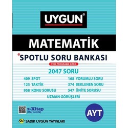 Sadık Uygun Yayınları - Sadık Uygun AYT Spotlu Matematik Soru Bankası