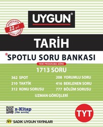 Sadık Uygun Yayınları - Sadık Uygun TYT Spotlu Tarih Soru Bankası