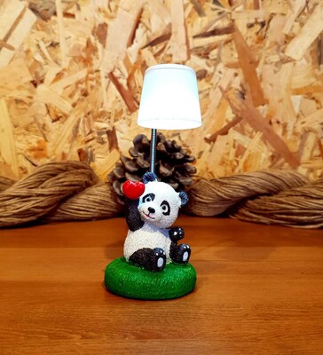 Sevimli Panda Masa Lambası