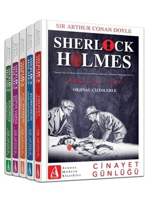 Sherlock Holmes Bütün Hikayeler Set-5 Kitap Takım - Sir Arthur Conan Doyle