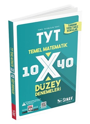 Sınav TYT Temel Matematik 10x40 Düzey Deneme Sınavı