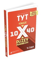 Sınav TYT Türkçe 10x40 Düzey Deneme Sınavı - Thumbnail