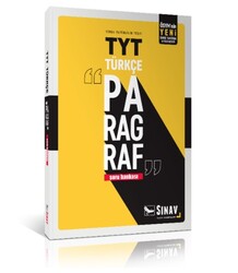 Sınav Yayınları - Sınav TYT Türkçe Paragraf Soru Bankası