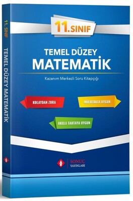 Sonuç 11.Sınıf Temel Düzey Matematik Tek Kitap