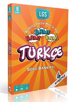 Strateji 8.Sınıf Bam Bam Türkçe Soru Bankası