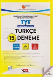 Tandem Yayınları - Tandem TYT Maraton Serisi Türkçe 15 Li Deneme