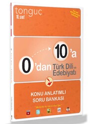 Tonguç Akademi Yayınları - Tonguç Akademi 0 dan 10 a Türk Dili ve Edebiyatı Konu Anlatımlı Soru Bankası