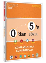 Tonguç Akademi Yayınları - Tonguç Akademi 0 dan 5 e Sözel Konu Anlatımlı Soru Bankası