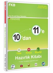 Tonguç Akademi Yayınları - Tonguç Akademi 10 dan 11 e Fizik Kimya Biyoloji Hazırlık Kitabı