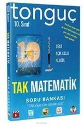 Tonguç Akademi Yayınları - Tonguç Akademi 10.Sınıf TAK Matematik Soru Bankası
