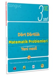 Tonguç Akademi Yayınları - Tonguç Akademi 3.Sınıf Dört Dörtlük Matematik Problemleri