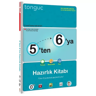Tonguç Akademi 5 ten 6 ya Hazırlık Kitabı