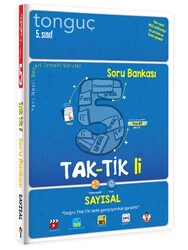 Tonguç Akademi Yayınları - Tonguç Akademi 5.Sınıf Taktikli Sayısal Soru Bankası