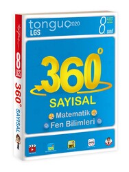 Tonguç Akademi Yayınları - Tonguç Akademi 8.Sınıf 360 Serisi Sayısal Soru Bankası Cep Boy