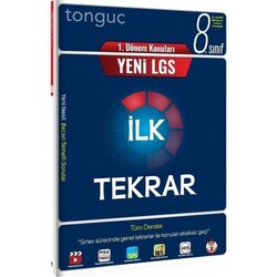 Tonguç Akademi Yayınları - Tonguç Akademi 8.Sınıf LGS İlk Tekrar