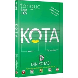 Tonguç Akademi Yayınları - Tonguç Akademi 8.Sınıf LGS KOTA Din Kotası
