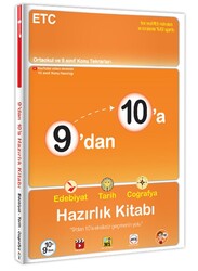 Tonguç Akademi Yayınları - Tonguç Akademi 9 dan 10 a Edebiyat Tarih Coğrafya Hazırlık Kitabı