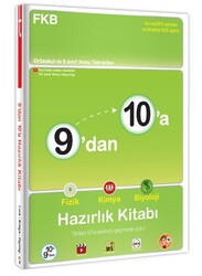 Tonguç Akademi Yayınları - Tonguç Akademi 9 dan 10 a Fizik Kimya Biyoloji Hazırlık Kitabı
