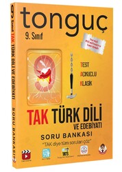 Tonguç Akademi Yayınları - Tonguç Akademi 9.Sınıf TAK Türk Dili ve Edebiyat Soru Bankası