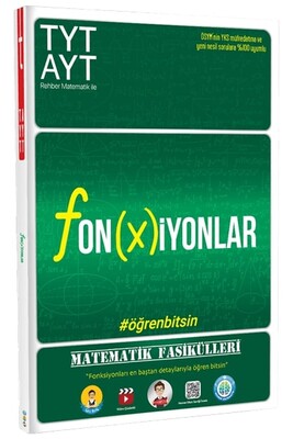 Tonguç Akademi TYT AYT Matematik Fasikülleri Fonksiyonlar