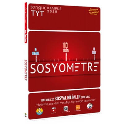 Tonguç Akademi TYT Sosyometre 20 Deneme