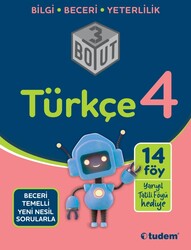 Tudem Yayınları - Tudem 4.Sınıf Türkçe 3 Boyut